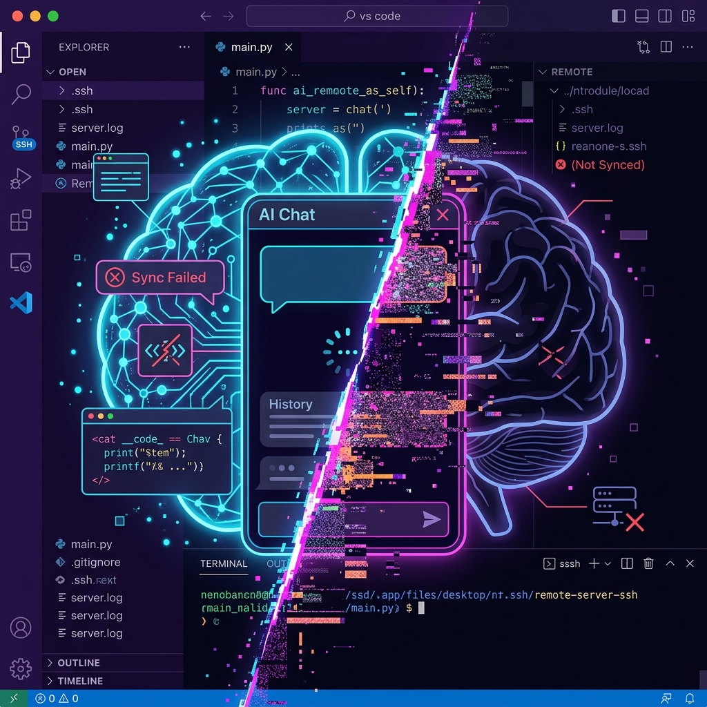 Misteri Sesi Chat AI yang Hilang: Bug 'Split-Brain' Remote-SSH & Cara Menyelamatkannya