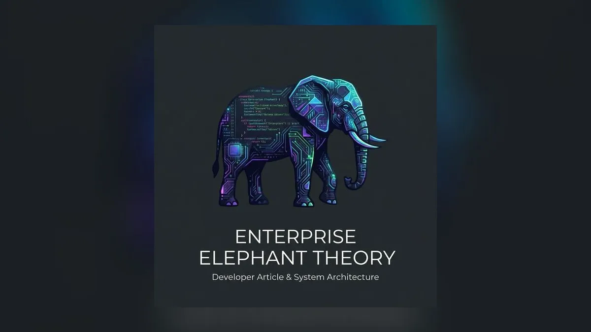 The Enterprise Elephant Theory: Why Big Companies Move Like Glaciers (And Why That's Actually Smart)