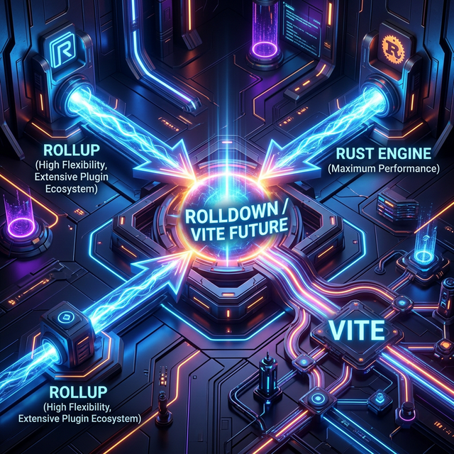 Diagram Konvergensi Rolldown dan Vite