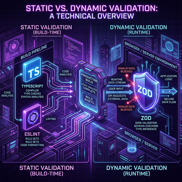 Diagram Validasi Statis vs Dynamic